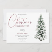 kerstfeestelijke kerstfeestdag kaart (Voorkant)