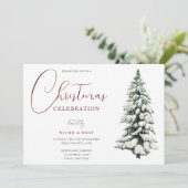 kerstfeestelijke kerstfeestdag kaart (Staand voorkant)