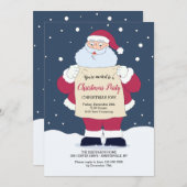 Kerstfeestelijke kerstfeestelijke uitnodiging (Voorkant / Achterkant)