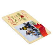 kerstfeestelijke kerstfeestfoto magneet (Rechterzijde)
