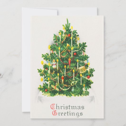 kerstfeestelijke kerstfeestjes feestdagenkaart (Voorkant)