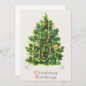 kerstfeestelijke kerstfeestjes feestdagenkaart (Voorkant / Achterkant)