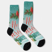 Kerstfeestelijke Kerstmis Viering Sokken (Rechts)