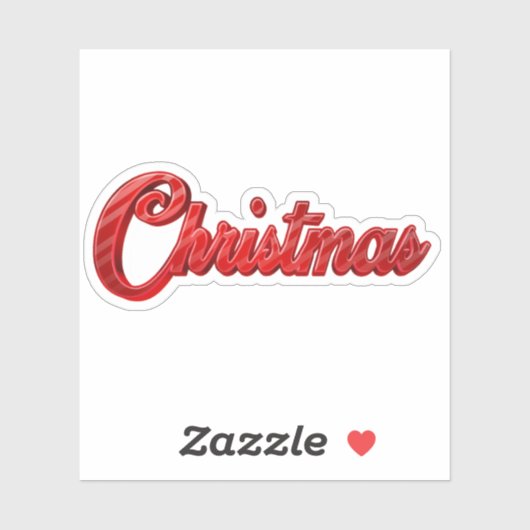 kerstfeestelijke sticker (Vel)