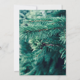 Kerstfeestelijke uitnodiging met kerstboom