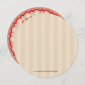 Kerstfeestelijke uitnodiging — Typografisch ontwer (Voorkant / Achterkant)