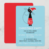 Kerstfeestelijke uitnodiging voor kerstfeestdagen  (Voorkant / Achterkant)