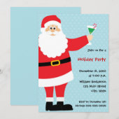 kerstfeestelijke uitnodigingen (Voorkant / Achterkant)