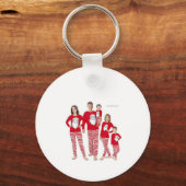 Kerstfeestelijke Versiering Ornament Sleutelhanger (Achterkant)