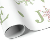 kerstfeestelijke vreugdesypografie cadeaupapier (Rol Hoek)