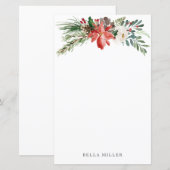 kerstfeestelijke winterbladen (Voorkant / Achterkant)