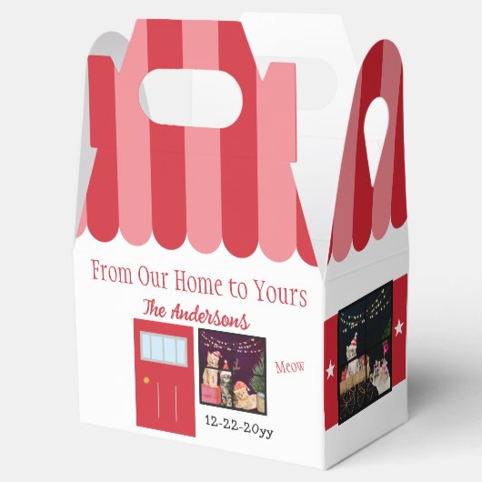 kerstfeestfeest bedankdoosjes (Geopend)