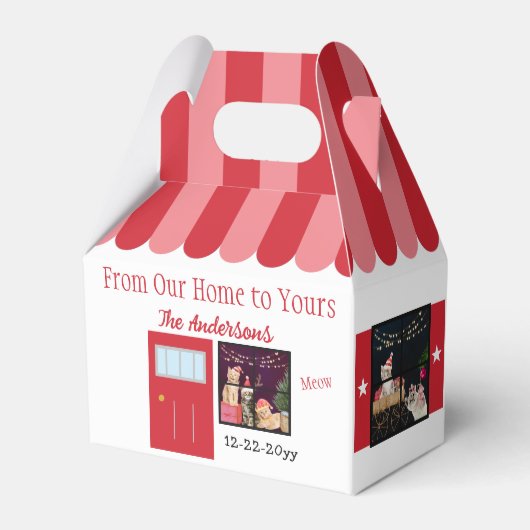 kerstfeestfeest bedankdoosjes (Voorkant Zijde)