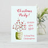 kerstfeestfeest kaart (Staand voorkant)