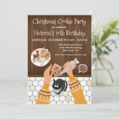 kerstfeestfeest maken kaart (Staand voorkant)