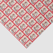 kerstfeestfeest  tissuepapier (Detail)