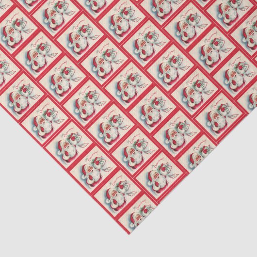 kerstfeestfeest  tissuepapier (Detail)