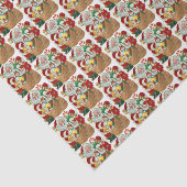 kerstfeestfeest  tissuepapier (Detail)