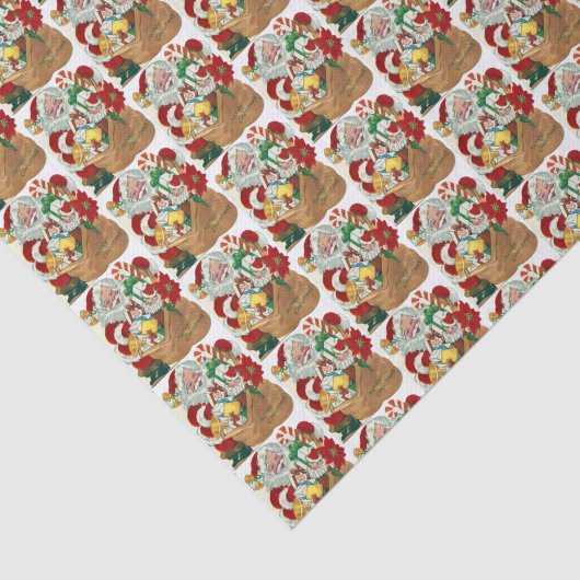 kerstfeestfeest  tissuepapier (Detail)