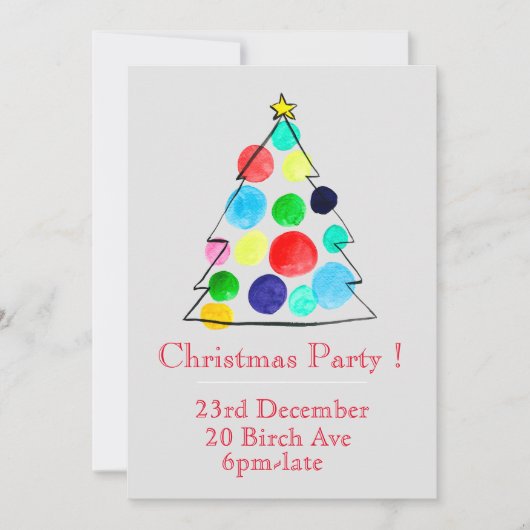 kerstfeestfeestfeest kaart (Voorkant)