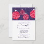 kerstfeestfeestfeestelijke feestelijke feestelijke kaart (Achterkant)