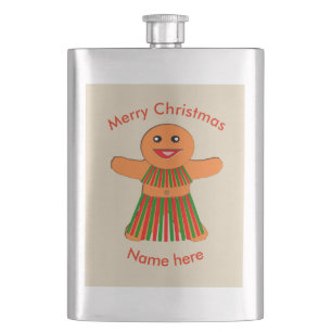 kerstfeestfeestvrouw flacon