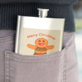 kerstfeestfeestvrouw flacon (Voorbeeld)