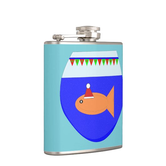 kerstfeestfles heupfles (Rechts)