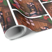 kerstfeestfoto cadeaupapier (Rol Hoek)