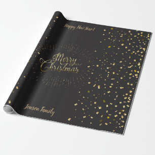 Kerstfeestgeschenken en uw wensen cadeaupapier