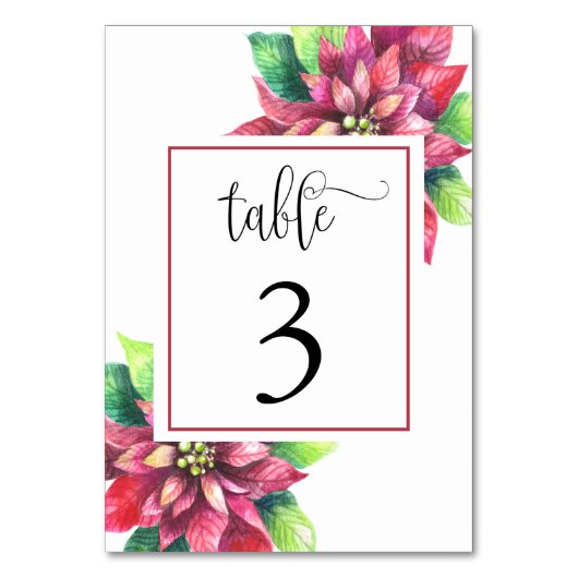 kerstfeestgetallen Kaart (Voorkant)