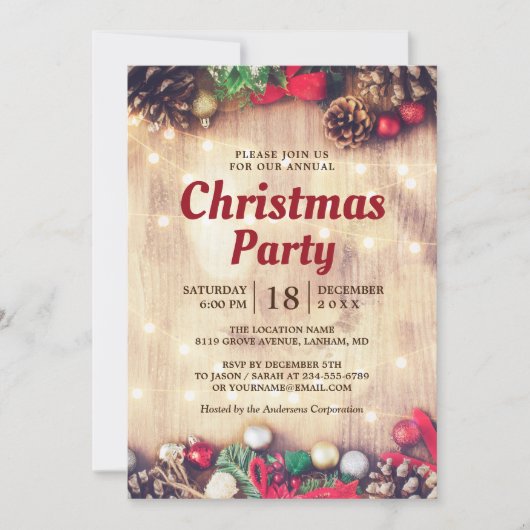 kerstfeestgetrouwe strijkjes kaart (Voorkant)