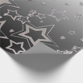 Kerstfeestgradiënt glitter shine confetti cadeaupapier (Hoek)