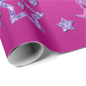 Kerstfeestgradiënt glitter shine confetti cadeaupapier (Rol Hoek)