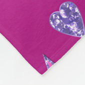 Kerstfeestgradiënt glitter shine confetti fleece deken (Hoek)