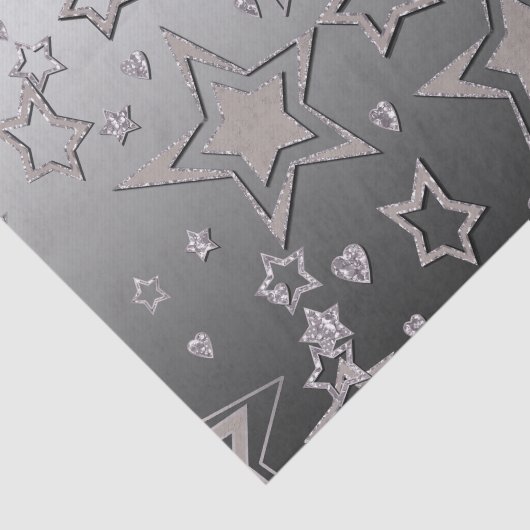 Kerstfeestgradiënt glitter shine confetti tissuepapier (Detail)