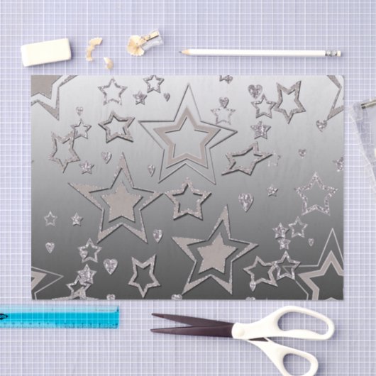 Kerstfeestgradiënt glitter shine confetti tissuepapier (Craft)