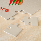 kerstfeestje Gingerbrood Man Aangepast puzzel Legpuzzel (Zijkant)