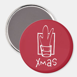 Kerstfeestje Magneet