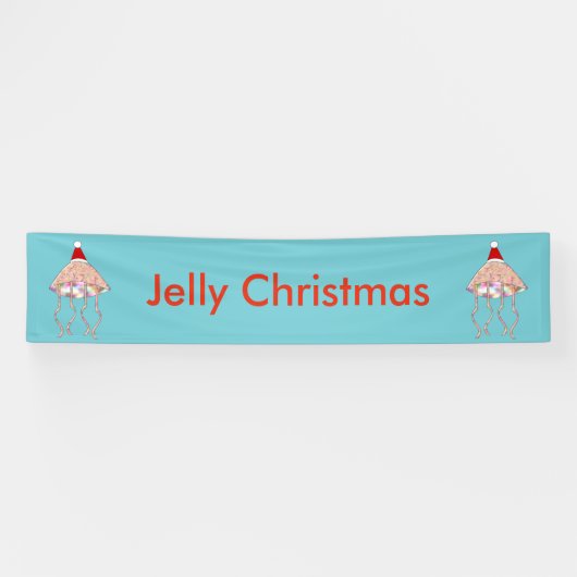 kerstfeestjellyfish aangepaste banner (Horizontaal)