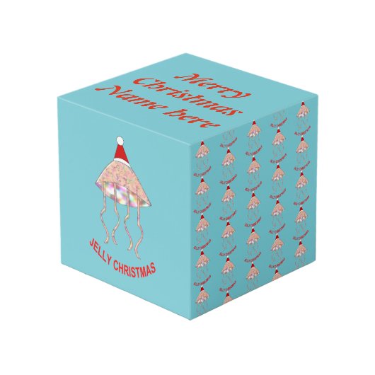 kerstfeestjelyvis - Aangepaste foto-kubbe Kubus (Voorkant hoekig)