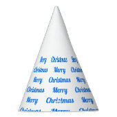 kerstfeestjes blauw kerstfeest feesthoedjes (Rechts)