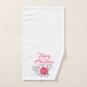 kerstfeestjes en prettige kerstfeestdagen bad handdoek (Handdoek)