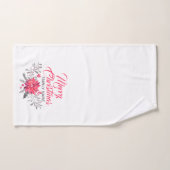 kerstfeestjes en prettige kerstfeestdagen bad handdoek (Handdoek)