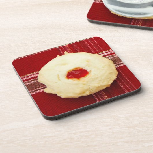 Kerstfeestjes Koekje op pad Onderzetter (Linkerzijde)