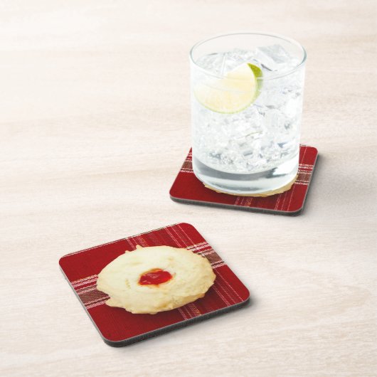 Kerstfeestjes Koekje op pad Onderzetter (Rechterzijde)