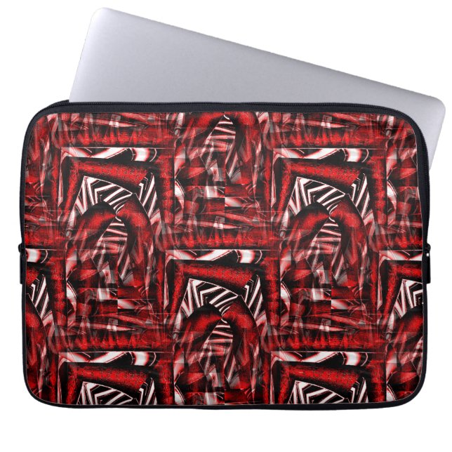 Kerstfeestjes..... Laptop Sleeve (Voorkant)