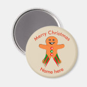 kerstfeestjes magneet (Voorkant / Achterkant)