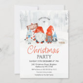 kerstfeestjes met jongen en meisje kaart (Voorkant)