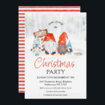 kerstfeestjes met jongen en meisje kaart<br><div class="desc">Kerstfeestjes met de uitnodiging van de familie Son and Daughter Invitation Cute gnome, een uitnodiging van de familie Kerstmis, met een vader gnome, moeder, gnome, jongen of zoon en een dochter gnome. De uitnodiging van deze feestelijke kerstfeestdag van de gnoomfamilie bevat ook een teken en een atmosferische winter- en sneeuwachtergrond....</div>